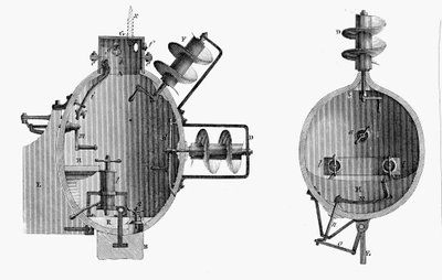 Tortuga, submarino diseñado por David Bushnell, 1787 de Unbekannt