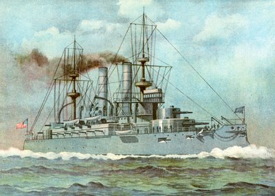 USS Kearsarge, acorazado estadounidense, 1898 de Unbekannt