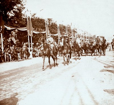 Desfile de la victoria, París, Francia, c1918-c1919 de Unbekannt