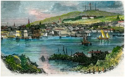 Vista de Halifax, Nueva Escocia, c1870 de Unbekannt