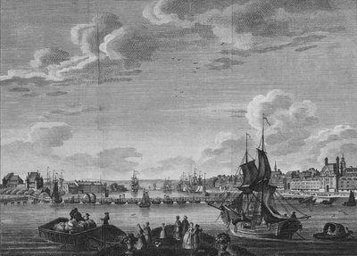 Vista de Rouen, 1782 de Unbekannt