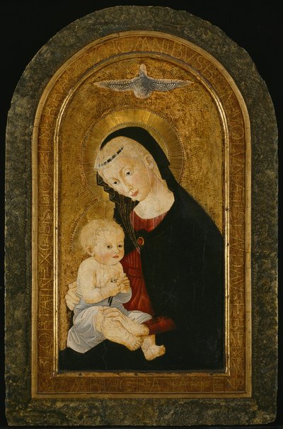 Virgen y niño, 1460-70 de Unbekannt