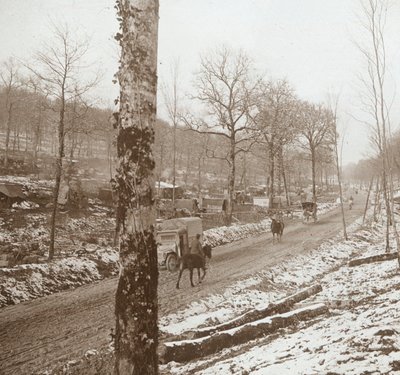 Invierno, Genicourt, norte de Francia, c. 1914-c. 1918 de Unbekannt