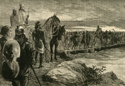 Jerjes Cruzando el Helesponto, 1890 de Unbekannt