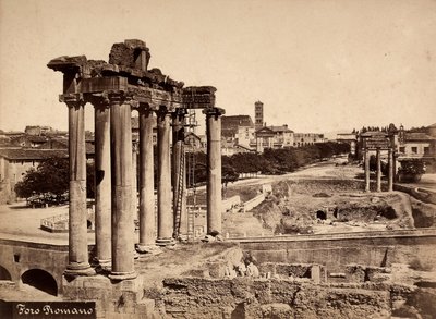 Vista del Foro Romano de Unbekannter Künstler