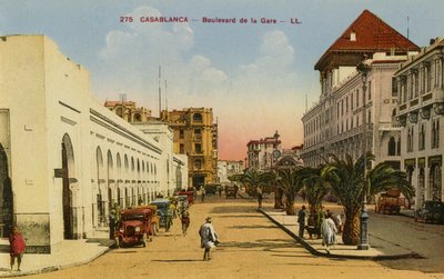 Boulevard de la Gare, Casablanca, Morocco de Unbekannter Künstler