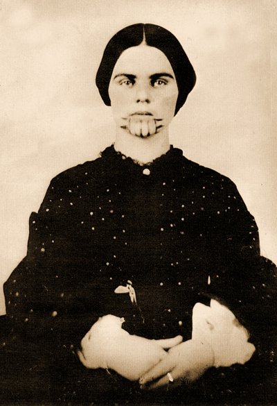 Retrato de Olive Oatman, c.1857 de Unbekannt