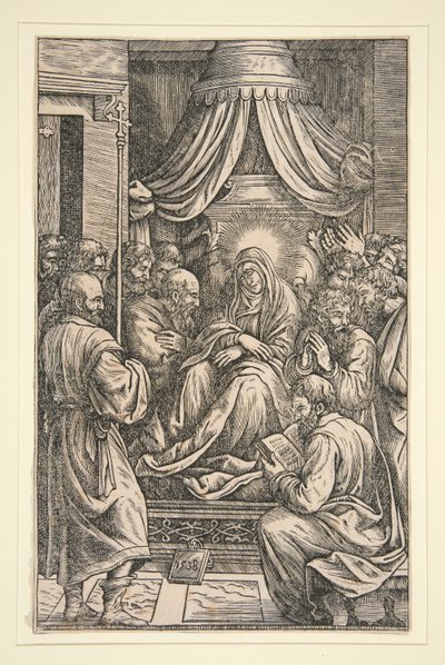muerte de la virgen de Unknown