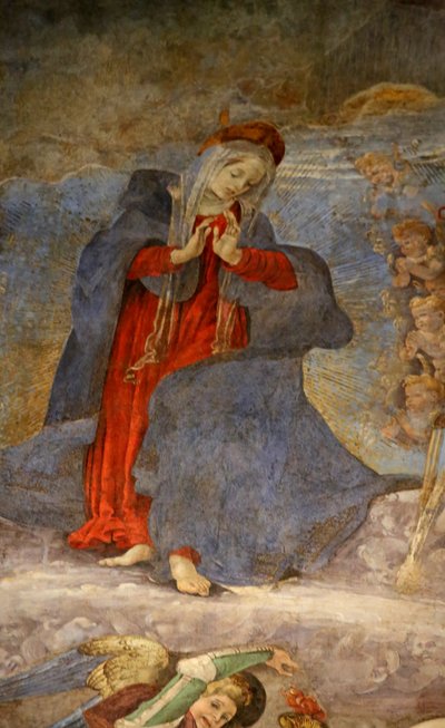 La Virgen María en la Asunción de Unknown