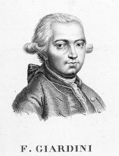 Felice Giardini (1716-1796), violinista y compositor italiano de Unknown artist