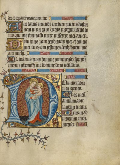 Inicial D: La Virgen y el Niño de Unknown artist