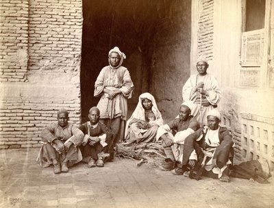 Una familia en Afganistán, finales del siglo XIX de Unknown photographer