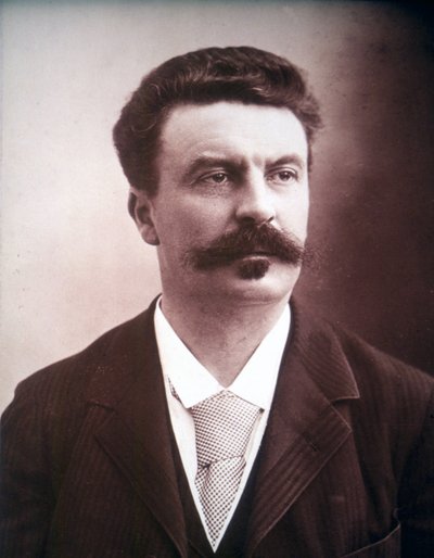 Retrato de Guy de Maupassant de Unknown photographer