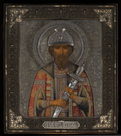 San Vsevolod Mstislavich, Príncipe de Pskov de Vasily Pavlovich Guryanov