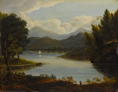 Escena del río Hudson, 1830-50 de Victor de Grai