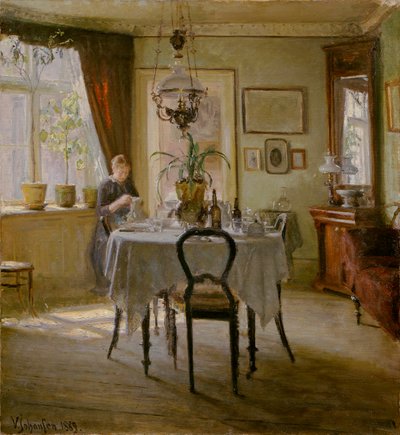 Luz del sol en el comedor de Viggo Johansen