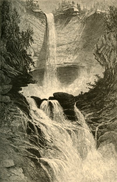 Cataratas de Catskill, 1874 de W. J. Linton