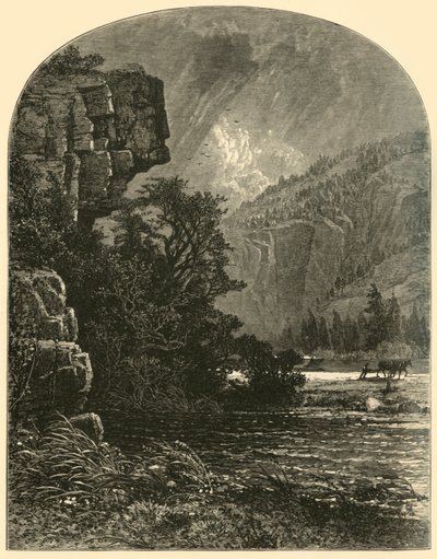 Roca de Perfil, 1874 de W. J. Linton