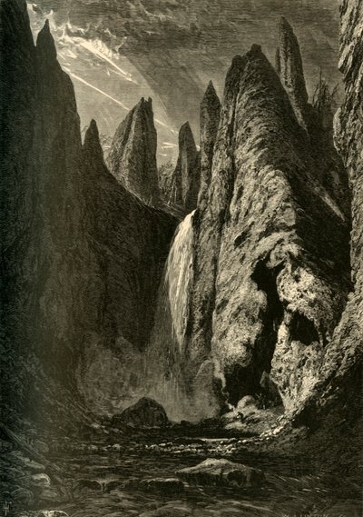 Cataratas de la Torre, 1872 de W. J. Linton