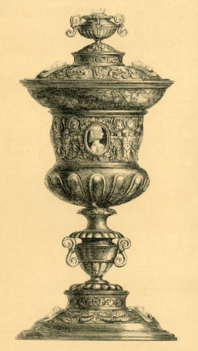 Copa de plata y tapa, c1550, 1881 de W. M. McGill