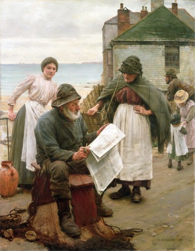 Cuando los barcos están fuera, 1903 de Walter Langley