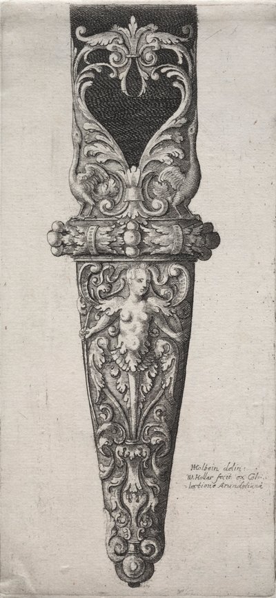 Diseño para funda de daga de Wenceslaus Hollar