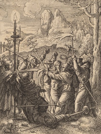 Jesús tomado de Wenceslaus Hollar