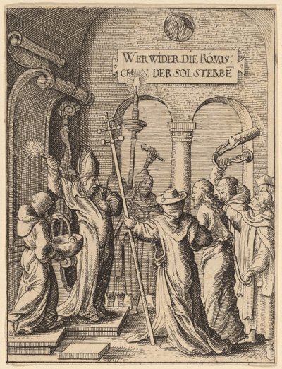 Jesús ante Caifás de Wenceslaus Hollar