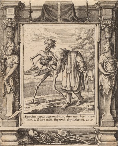 Hombre viejo de Wenceslaus Hollar