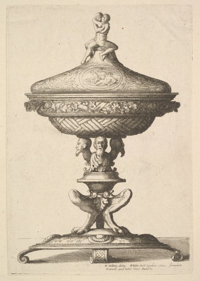 Copa ornamentada de Wenceslaus Hollar