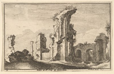 Santa Cruz de Jerusalén, 1650 de Wenceslaus Hollar