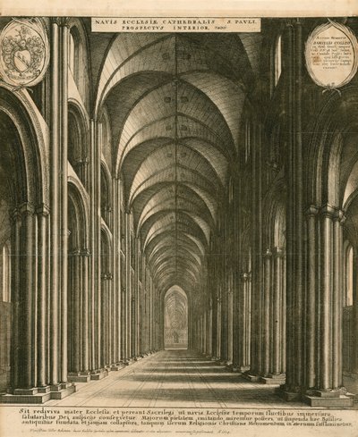 Catedral de San Pablo, Londres de Wenceslaus Hollar