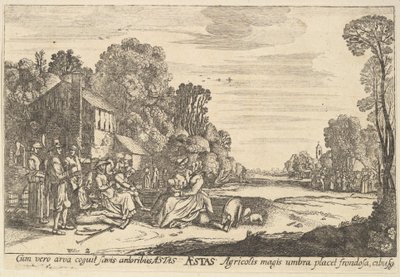 Verano, 1629 de Wenceslaus Hollar