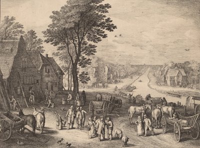 El canal, 1650 de Wenceslaus Hollar