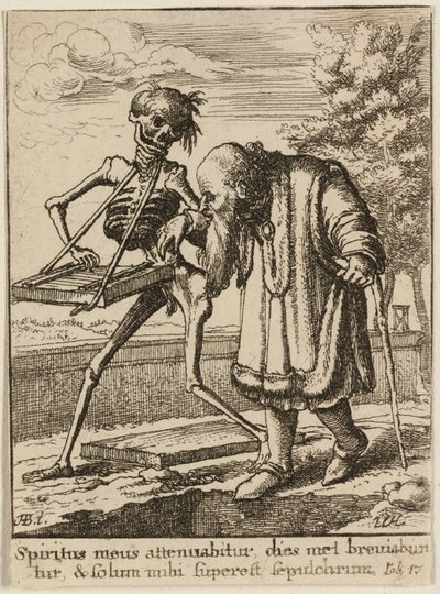 El viejo y la muerte de Wenceslaus Hollar