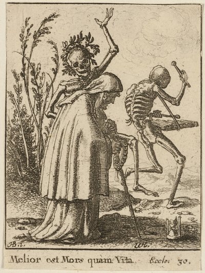 La Vieja y la Muerte de Wenceslaus Hollar