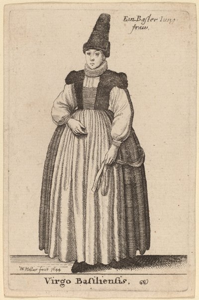 Virgo Basiliensis de Wenceslaus Hollar