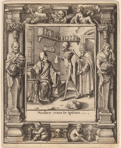 Doctor de Wenceslaus Hollar after Hans Holbein the Younger after Abraham van Diepenbeeck