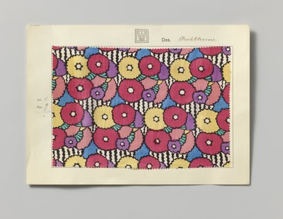 Acero con lado impreso, diseño Strohblume de Wiener Werkstätte