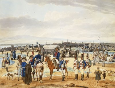 (Camp de) La Infantería Bravo Palatina, 1803 de Wilhelm Alexander Kobell