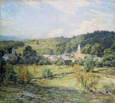 Mañana de septiembre, Plainfield, New Hampshire de Willard Leroy Metcalf