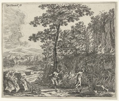 Paisaje con Pan y Syringe de Willem de Heusch