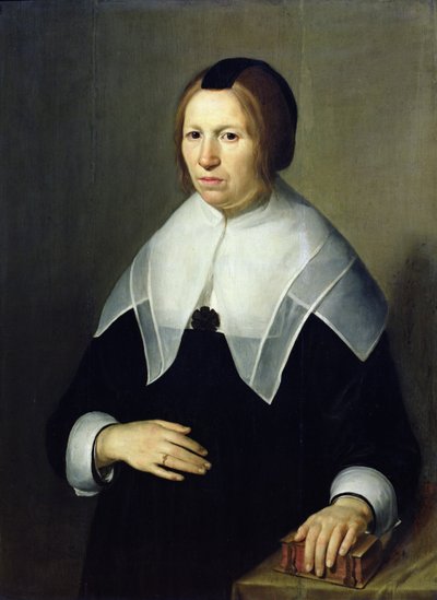 Retrato de una mujer de Willem van Honthorst