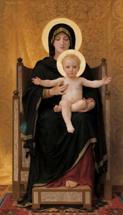 Virgen y niño de William Adolphe Bouguereau