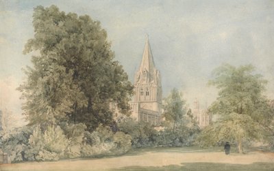 Christ Church, Jardín de los Canónigos, Oxford de William Alfred Delamotte