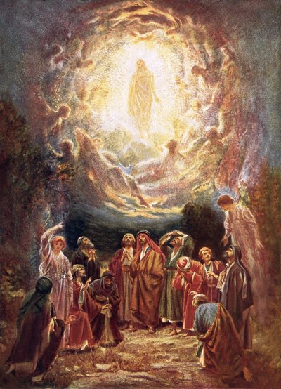 Jesús ascendiendo al cielo de William Brassey Hole