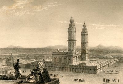 Mezquita en Coimbatore, 1835 de William Daniell