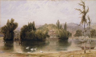 Escena en el agua de Virginia, 1827 de William Daniell