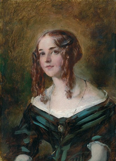 Chica con Vestido Verde de William Etty