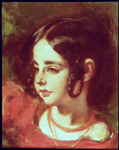 Cabeza de una niña de William Etty